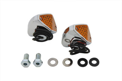 Micro Marker Amber LED Lamp Set for Harley & Custom