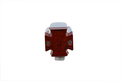 Maltese Red Lens LED Marker Lamp Set for Harley and Custom