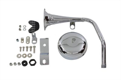 Chrome Trumpet Horn Kit for 1957-1985 XL Sportster