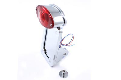 Chrome Cateye Style Tail Lamp Kit for Harley & Customs