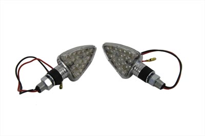Red LED Arrow Marker Lamp Set for Harley and Custom