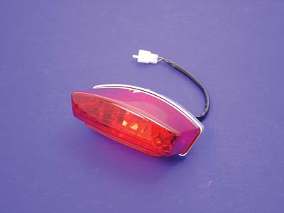 Chrome Cyclops Tail Lamp Bulb Type for Harley Custom