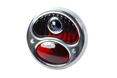 Polished Round Tail Lamp LED