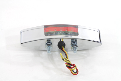 Chrome Snake Eye Style LED Tail Lamp for Harley and Custom