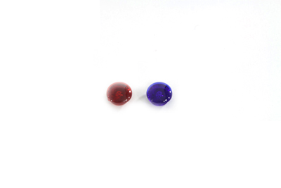 Red and Blue Indicator Lens Set for Harley and Custom