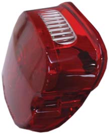 LED Taillamp Assembly Red Lens 1989-2010 Harley Big Twin XL Sportster