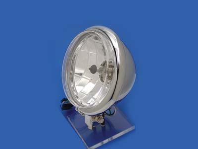 5-3/4" Round Headlamp Reverse Cup Style for Harley and Custom