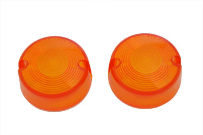 Turn Signal Lens Set Amber for 1986-UP FXR, FXD & XL Harleys