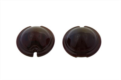 Replica Marker Lamp Lens Glass Bullet Style Red