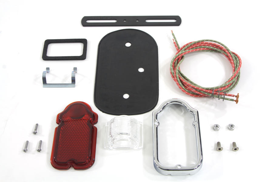 Tombstone Tail Light Parts Kit for FL 1947-1954 Big Twins