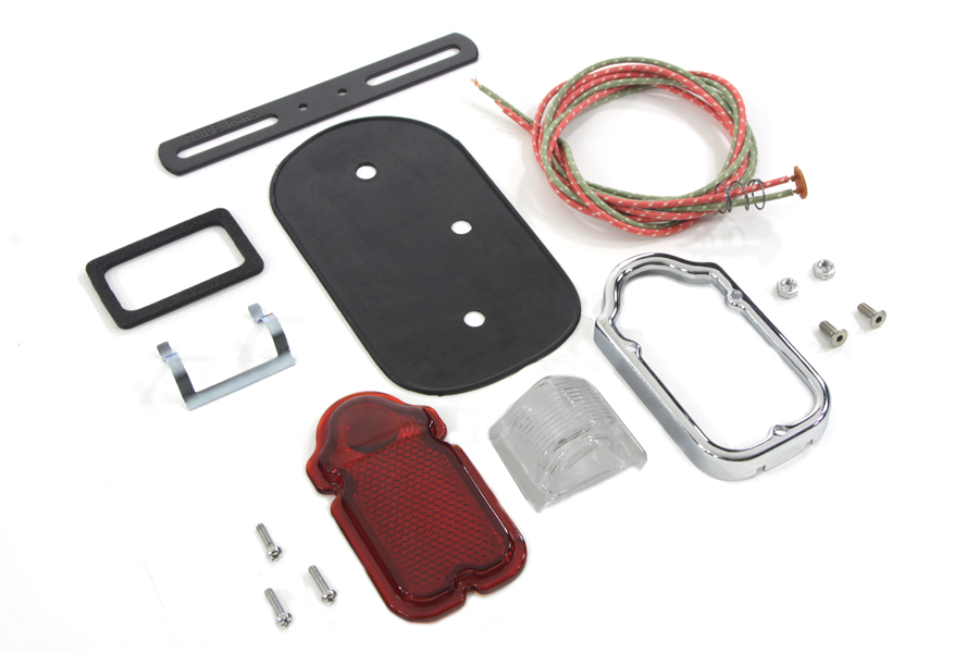 Tombstone Tail Light Parts Kit for FL 1947-1954 Big Twins