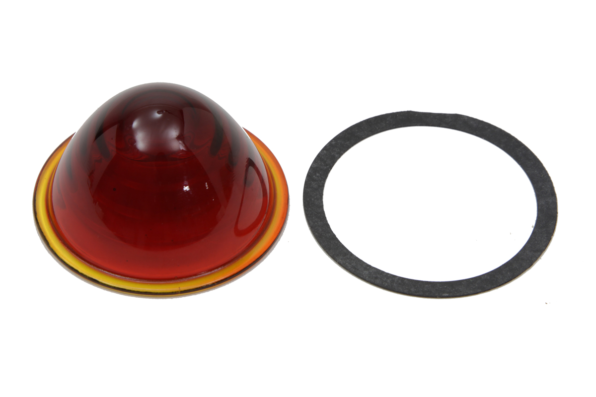 Red Tail Lamp Glass Lens for 1936-1939 FL & UL