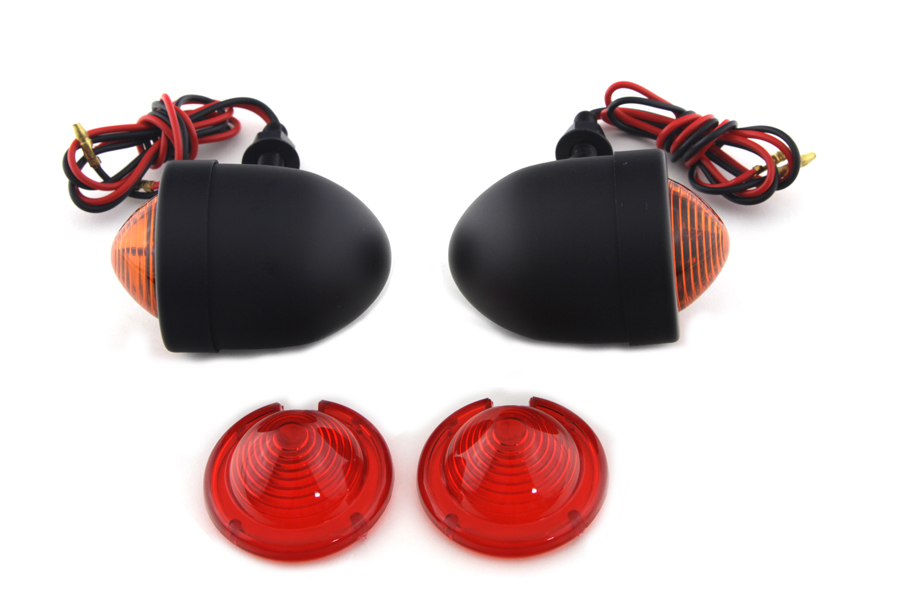 Black Egg Style Marker Lamp Set