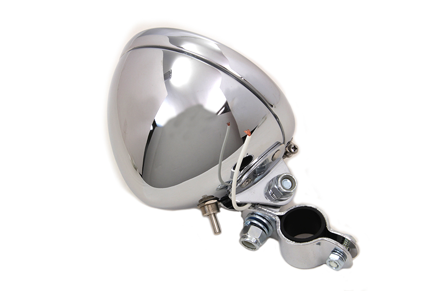 Chrome Spotlamp Assembly, Red Lens for EL 1938-1940 & FL 1941-1957