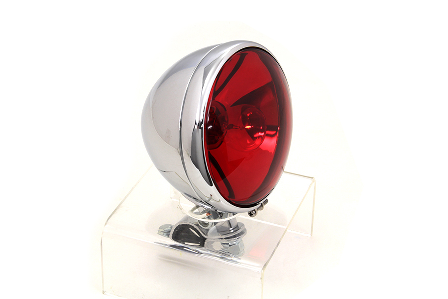 Spotlamp Assembly with Bulb, 12 Volt Red Lens for Springers