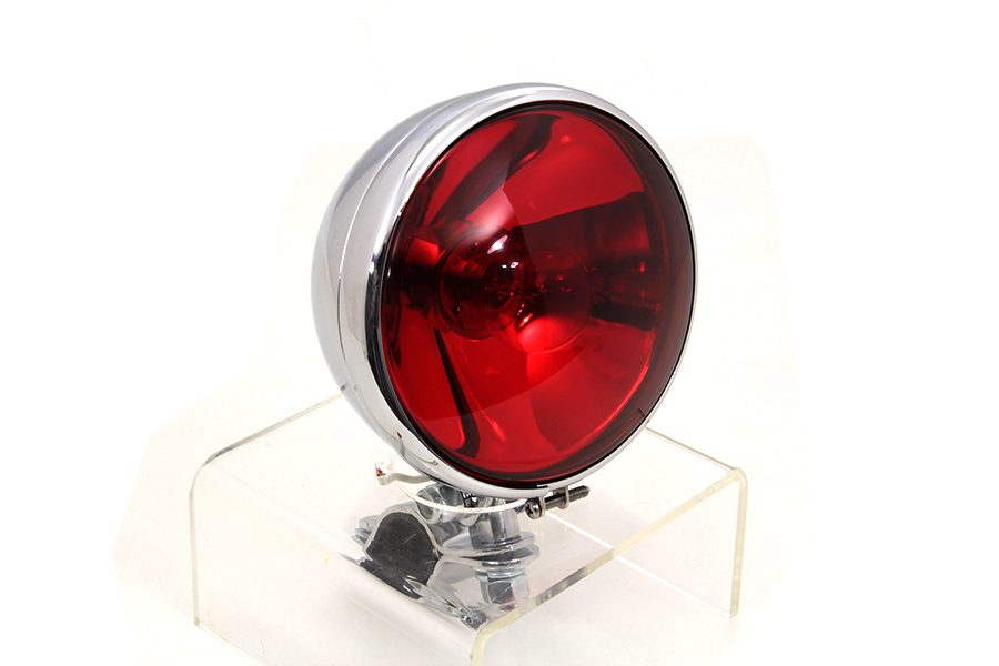 Spotlamp Assembly with Bulb, 12 Volt Red Lens for Springers