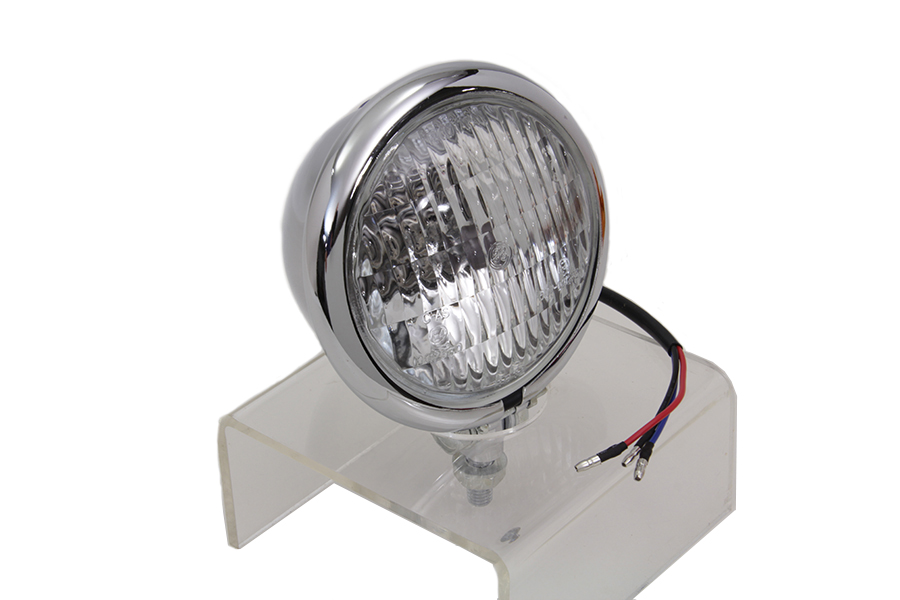 Chrome 4-1/2" Spotlamp Assembly with Narrow Bezel