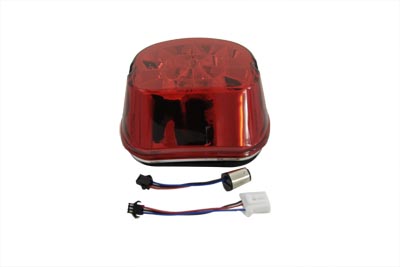 Lay Down Tail Lamp Assembly Red LED for 1999-UP Big Twin & XL