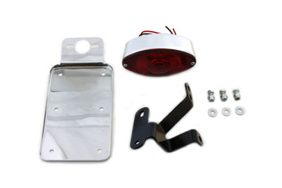 Side Mount Tail Lamp Kit Cateye Style for Harley XL 2004-UP