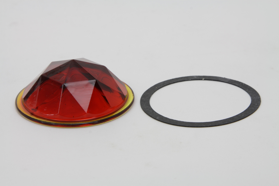 Red Tail Lamp Lens for 1930-1938 Models