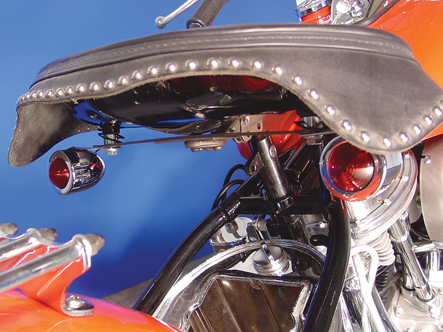 Replica Red Bullet Marker Lamp Set for Harley Big Twins