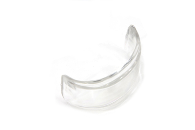 Tail Lamp Lens Top Beehive Style Plastic Clear