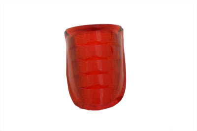 Tail Lamp Lens Beehive Style Plastic Red for Harley 1939-46 Big Twins