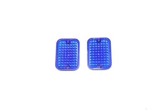 Tour Lamp Blue Lens Set for Harley and Custom