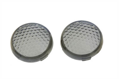 Turn Signal Lens Set Torpedo Style Smoked for FXSTD 2000-07 Duece