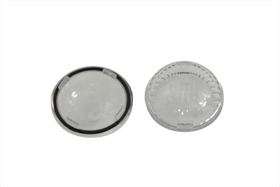 Turn Signal Lens Set Clear for LED Bullet Turn Signals