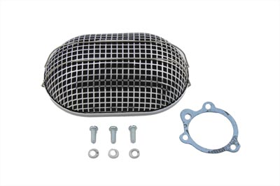 Oval Mesh Chrome Air Cleaner for 1972-84 Harley Big Twin & XL