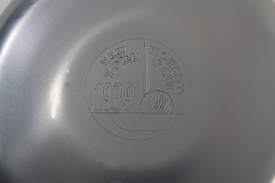 Raw 6" Air Cleaner Cover "New York World's Fair" for 1941-52 UL & WL