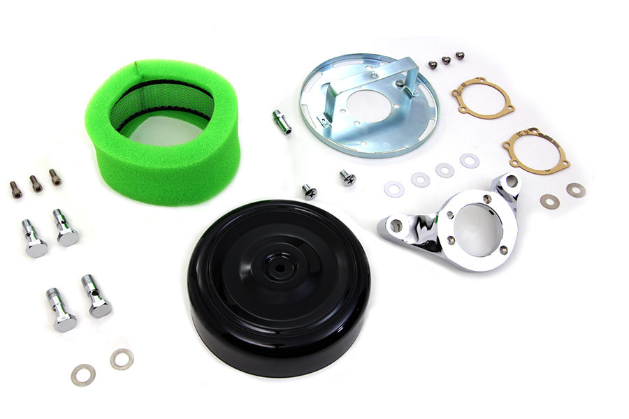 7" Black Round Air Cleaner Kit for 1999-2007 Big Twins