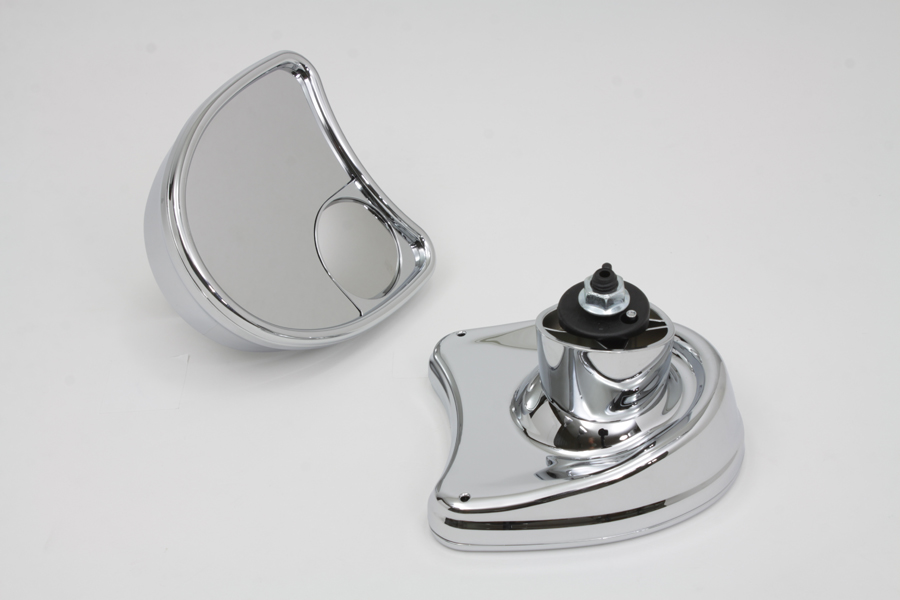 Chrome FLT 2014-UP Split Vision Fairing Mount Mirror Set