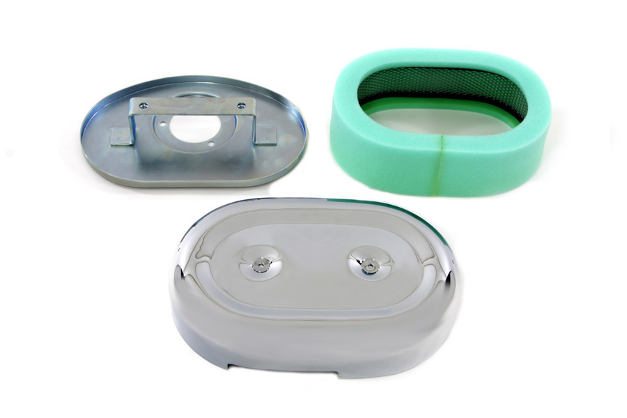 Oval Air Cleaner Assembly for 1988-UP CV Carbs