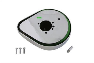 Chrome Smooth Tear Drop Bendix-Keihin Air Cleaner For Harley