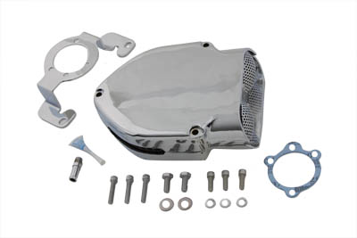 Chrome Sifton V-Charger Air Cleaner Kit 1984-89 Harley Big Twins