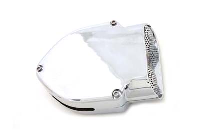 Chrome V-Charger Air Cleaner for S&S E Carb Harley & Customs