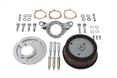Velo EFI High Flow Air Cleaner Assembly for 2002-2007 FXD & Softails