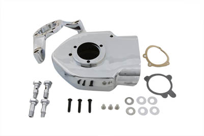 Chrome V-CHARGER Air Cleaner Kit for 1992-2006 Harley Big Twins