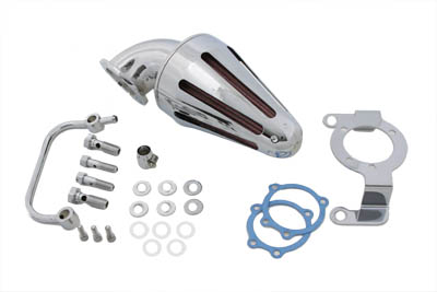 Chrome Spike Air Cleaner Breather Kit for Harley 1993-2007