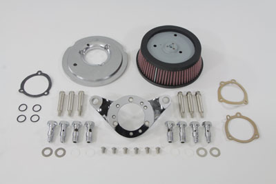 Velo High Flow Air Cleaner Assembly for 1992-05 Harley Big Twins