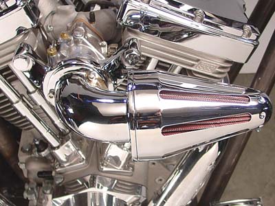 Chrome Cone Style Air Cleaner Assembly for 1992-UP FX & FL Big Twins