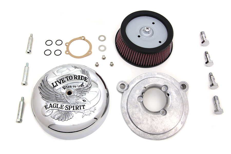 Velo High Flow Air Cleaner Assembly for FXST 1992-UP & FLT 2002-UP EFI