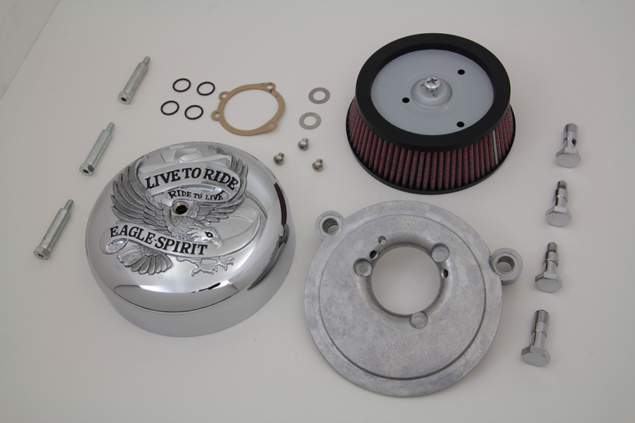 Velo High Flow Air Cleaner Assembly for FXST 1992-UP & FLT 2002-UP EFI