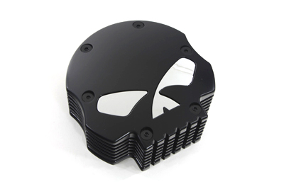 Skull Air Cleaner Black for 1988-UP CV Carbs