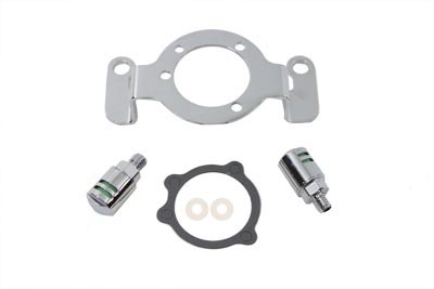 Chrome Breather & Bracket Kit for 1993-1999 Harley FX & FL Big Twins