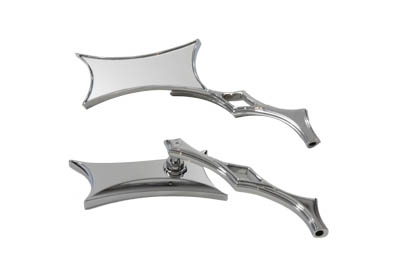 Oblique Mirrors Set for Harley Big Twin and XL Sportster