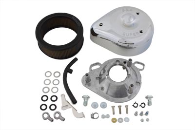 S&S Super E and G Teardrop Air Cleaner Kit Harley 1991-UP