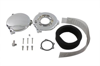 Chrome Smooth CV Air Cleaner for Harley Big Twin Sportster